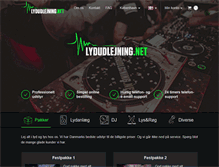 Tablet Screenshot of lydudlejning.net